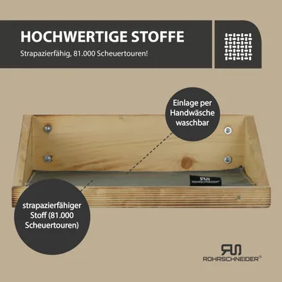 Rohrschneider geflammte Kletteretage mit Einlage