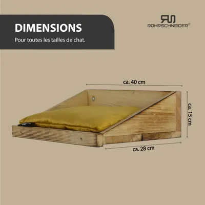 Rohrschneider Marche d'escalade flammée avec coussins