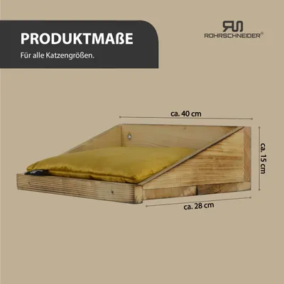 Rohrschneider Geflammte Treppenstufe mit Kissen