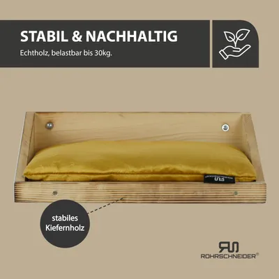 Rohrschneider Geflammte Treppenstufe mit Kissen
