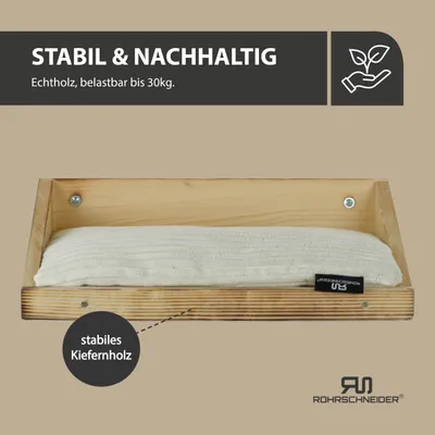 Rohrschneider Geflammte Kletteretage mit Kissen