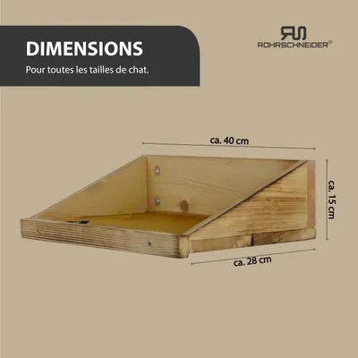 Rohrschneider Marche d'escalade flammée avec insert