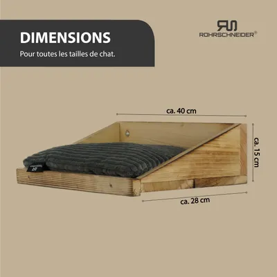 Rohrschneider Marche d'escalade flammée avec coussins