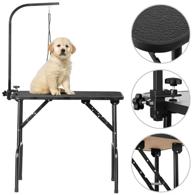 Yaheetech Table de Toilettage pour Chien