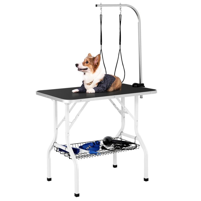 Yaheetech Table de Toilettage pour Animaux