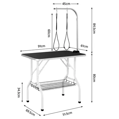 Schertisch fürs Badezimmer Hunde Trimmtisch Pflegetisch für Haustier 159cm Schertisch fürs Badezimmer Hunde Trimmtisch Pflegetisch für Haustier 159cm