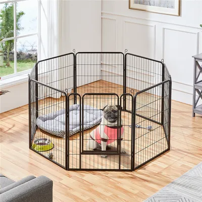 Yaheetech Parc pour Chien en 8 Panneaux Enclos