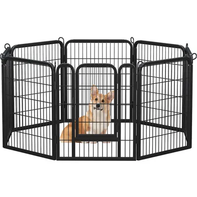 Yaheetech Parc pour Chien en 8 Panneaux Enclos