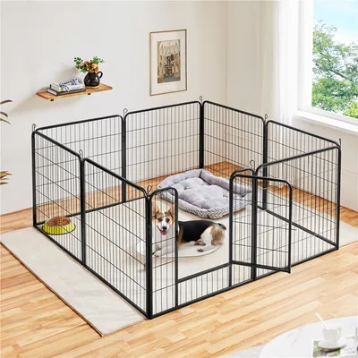 Yaheetech parc pour chien en 8 Panneaux