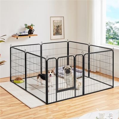 Yaheetech parc pour chien en 8 Panneaux