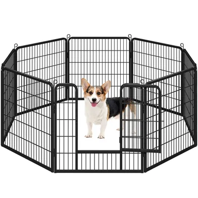 Yaheetech parc pour chien en 8 Panneaux