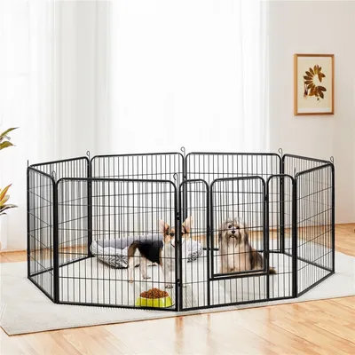 Yaheetech parc pour chien en 8 Panneaux
