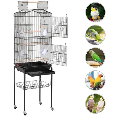 Yaheetech Cage à Oiseaux en Métal