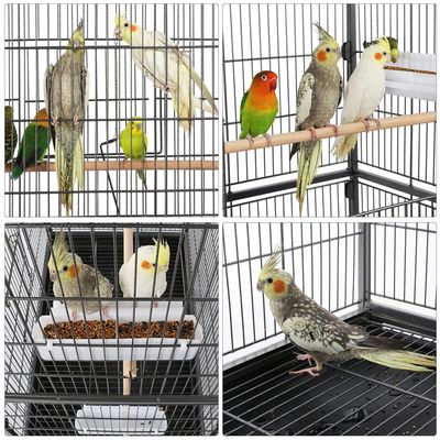 Vogelvoliere Vogelkäfig Vogelhaus Papageienkäfig Haustierkäfig 132cm