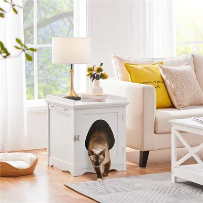 Yaheetech  Maison de Toilette pour Chat