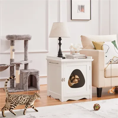 Yaheetech  Maison de Toilette pour Chat