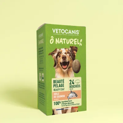 Vetocanis, Lot de 3 Compléments Alimentaires Beauté Pelage pour Chien