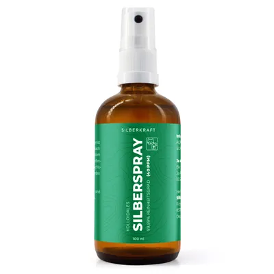 SILBERKRAFT Spray d'argent colloïdal pour animaux de compagnie SILBERKRAFT Spray d'argent colloïdal pour animaux de compagnie