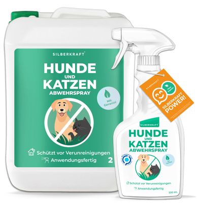 SILBERKRAFT Spray répulsif pour chiens et chats
