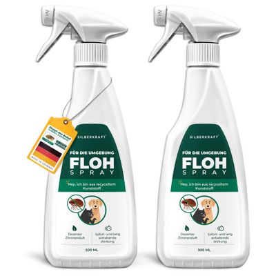 SILBERKRAFT Spray anti-puces pour l'environnement