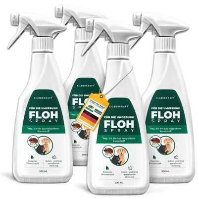 SILBERKRAFT Spray anti-puces pour l'environnement