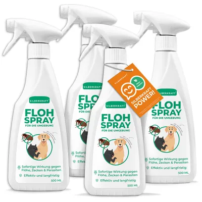SILBERKRAFT Spray anti-puces pour l'environnement