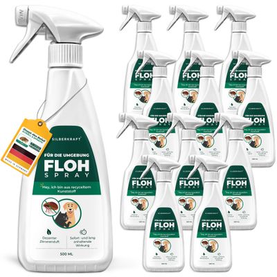 SILBERKRAFT Spray anti-puces pour l'environnement