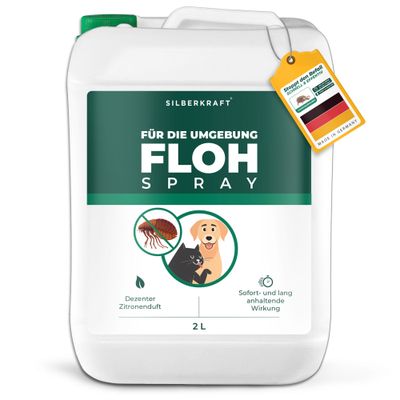 SILBERKRAFT Spray anti-puces pour l'environnement