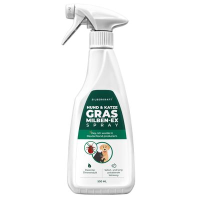 SILBERKRAFT Anti-acariens de l'herbe pour chien et chat