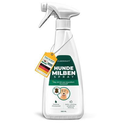 SILBERKRAFT Spray anti-acariens pour chiens
