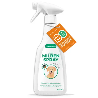 SILBERKRAFT Spray anti-acariens pour chiens