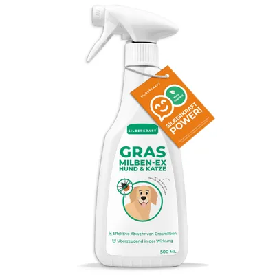 SILBERKRAFT Anti-acariens de l'herbe pour chien et chat