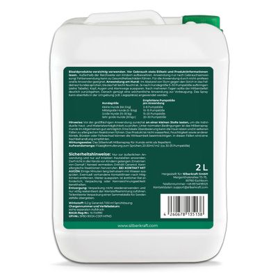 Silberkraft Milbenspray für Hunde – Abwehrspray (Repellent) gegen Milben