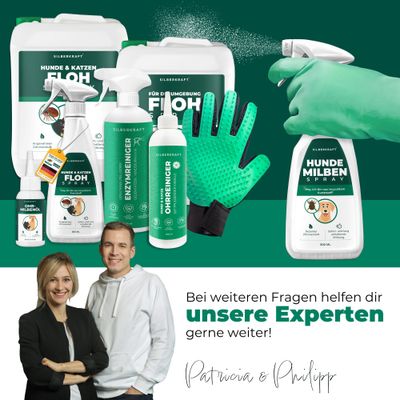 Silberkraft Milbenspray für Hunde – Abwehrspray (Repellent) gegen Milben
