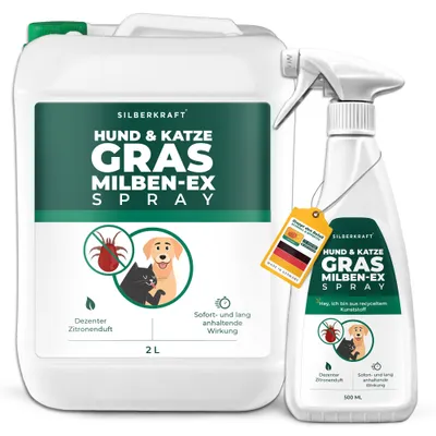SILBERKRAFT Anti-acariens de l'herbe pour chien et chat SILBERKRAFT Anti-acariens de l'herbe pour chien et chat