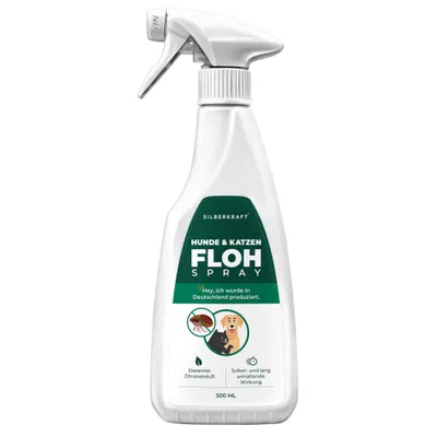 SILBERKRAFT Spray anti-puces pour chiens et chats SILBERKRAFT Spray anti-puces pour chiens et chats