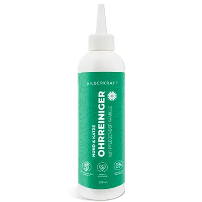 SILBERKRAFT Nettoyant pour les oreilles chien et chat