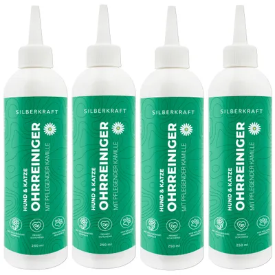 SILBERKRAFT Nettoyant pour les oreilles chien et chat