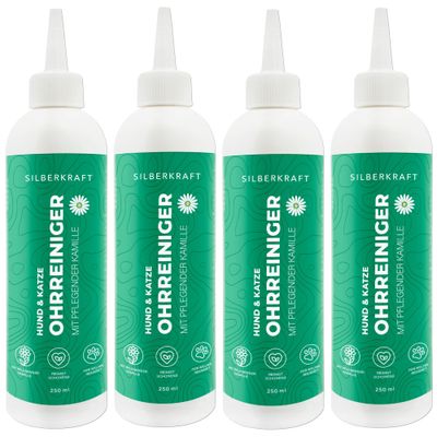 SILBERKRAFT Nettoyant pour les oreilles chien et chat