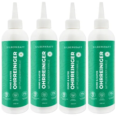 SILBERKRAFT Nettoyant pour les oreilles chien et chat