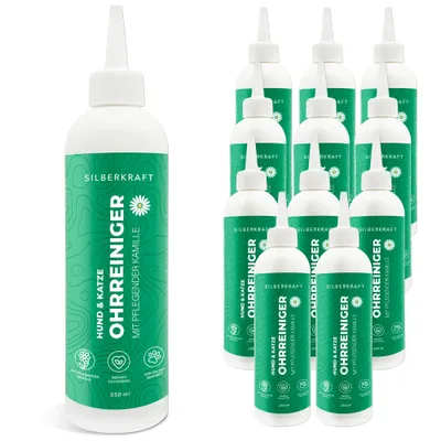SILBERKRAFT Nettoyant pour les oreilles chien et chat