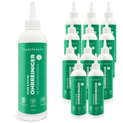 SILBERKRAFT Nettoyant pour les oreilles chien et chat