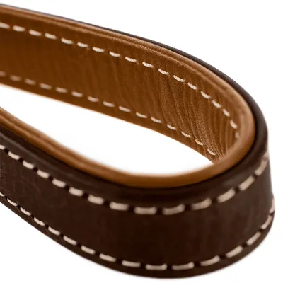 HUNTER Laisse réglable Tara, cognac/brun foncé