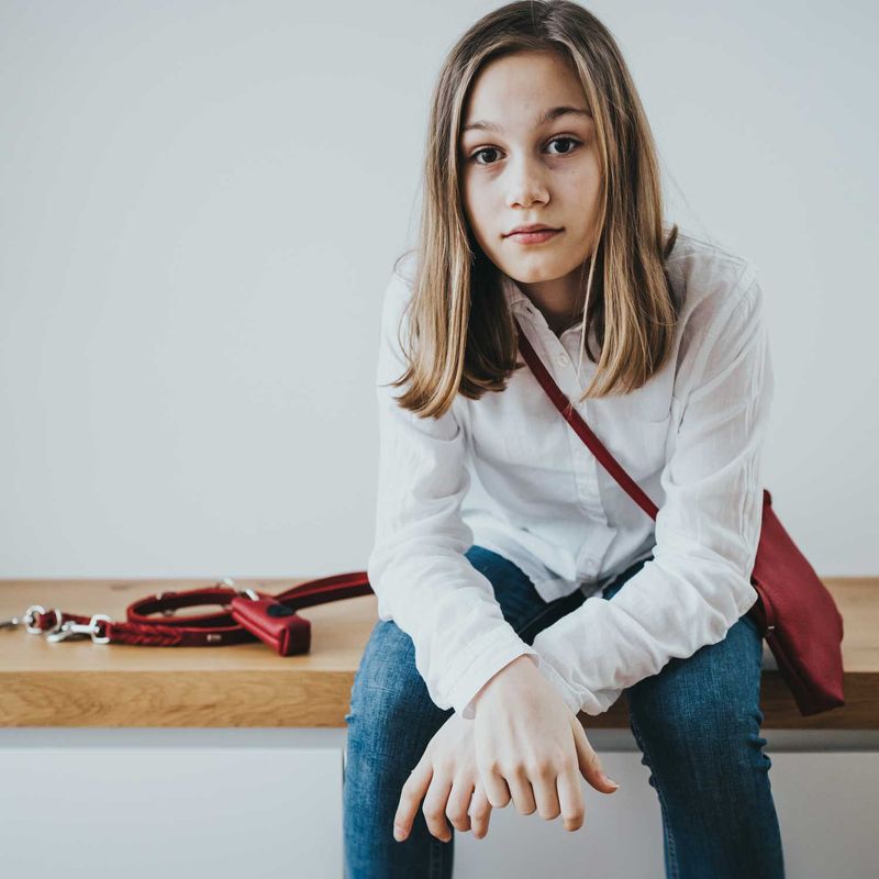 HUNTER Laisse réglable Solid Education, bleu