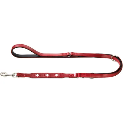 HUNTER Laisse réglable Swiss, rouge HUNTER Laisse réglable Swiss, rouge