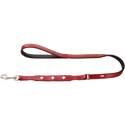HUNTER Laisse Swiss, rouge