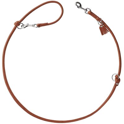 HUNTER Laisse réglable Round & Soft München, cognac