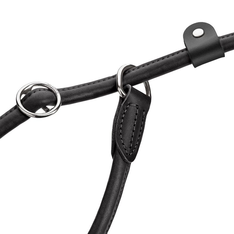 HUNTER Laisse pour retriever Round & Soft Canadian Up, noir