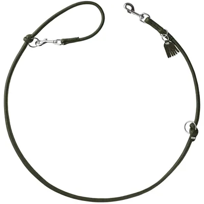 HUNTER Laisse réglable Round & Soft München, vert