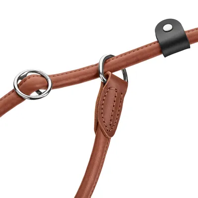 HUNTER Laisse pour retriever Round & Soft Canadian Up, cognac